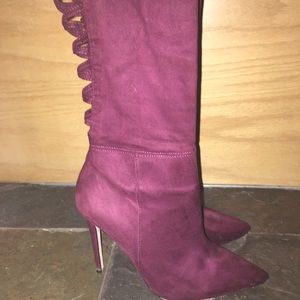 Aldo suede knee length boots